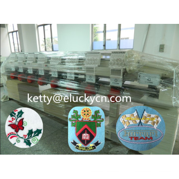 New type 8 heads 12 colors computerized embroidery machine factory price